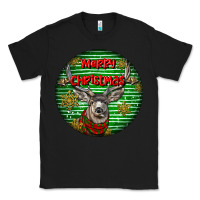 Black mule buck deer head christmas Classic Tee - LillyAllenDesigns