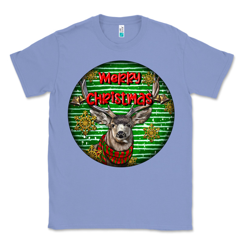 Mule Buck Deer Head Christmas Classic Tee by LillyAllenDesigns | Teevron