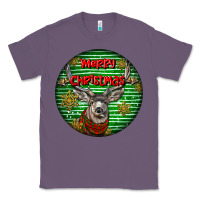 Lavender mule buck deer head christmas Classic Tee - LillyAllenDesigns