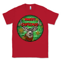 Red mule buck deer head christmas Classic Tee - LillyAllenDesigns