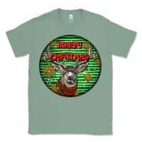 Sage mule buck deer head christmas Classic Tee - LillyAllenDesigns
