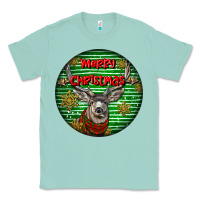 Seafoam mule buck deer head christmas Classic Tee - LillyAllenDesigns