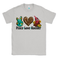 Moon Dust peace love rooster Classic Tee - BarkalooDesign