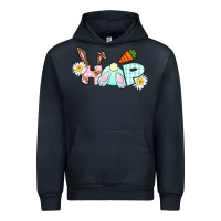 Navy Hop bunny Easter Day Urban Hoodie - CowGirlArtShop