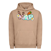 Pigment Burro Hop bunny Easter Day Urban Hoodie - CowGirlArtShop