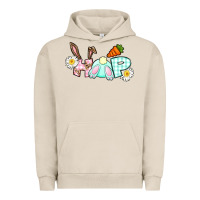 Pigment French Oak Hop bunny Easter Day Urban Hoodie - CowGirlArtShop