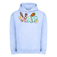 Pigment Grape Ice Hop bunny Easter Day Urban Hoodie - CowGirlArtShop