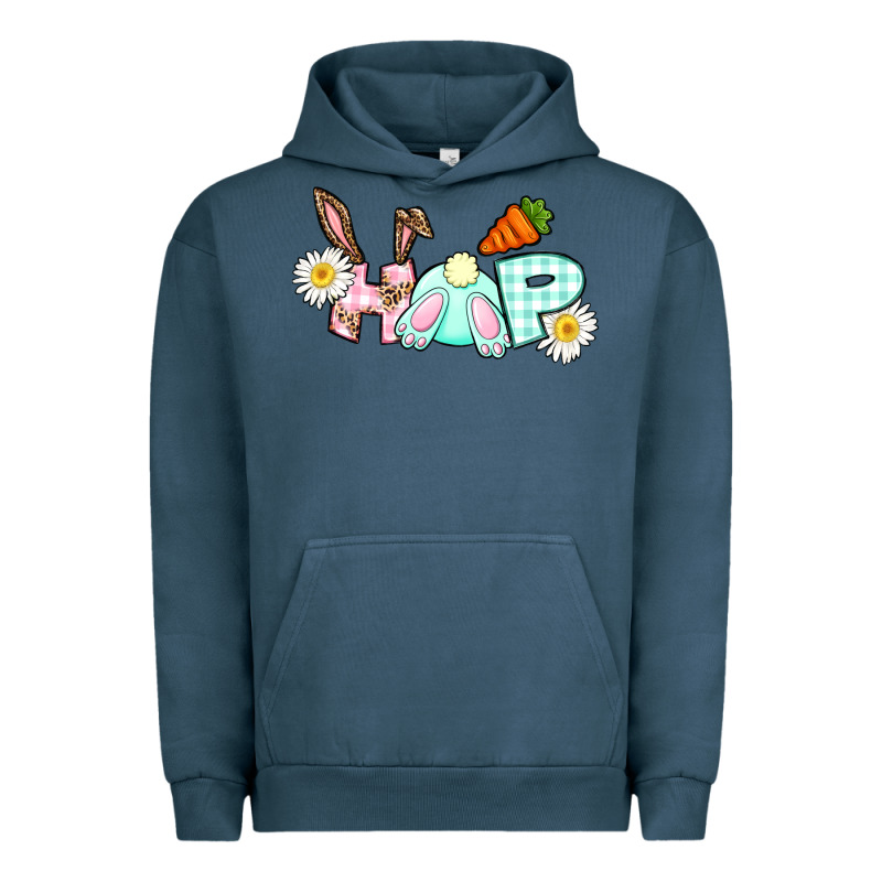 Hop Bunny Easter Day Urban Hoodie by CowGirlArtShop | Teevron