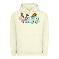 Pigment Pistachio Hop bunny Easter Day Urban Hoodie - CowGirlArtShop
