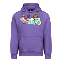 Tulip Hop bunny Easter Day Urban Hoodie - CowGirlArtShop