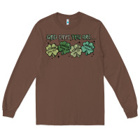 Chestnut god says i am patrick's day Long Sleeve Tee - MaliasSmallBusiness