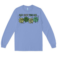 Colony Blue god says i am patrick's day Long Sleeve Tee - MaliasSmallBusiness