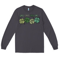 Smoke god says i am patrick's day Long Sleeve Tee - MaliasSmallBusiness