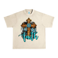 Faith Western Turquoise Urban Heavy Tee | Teevron
