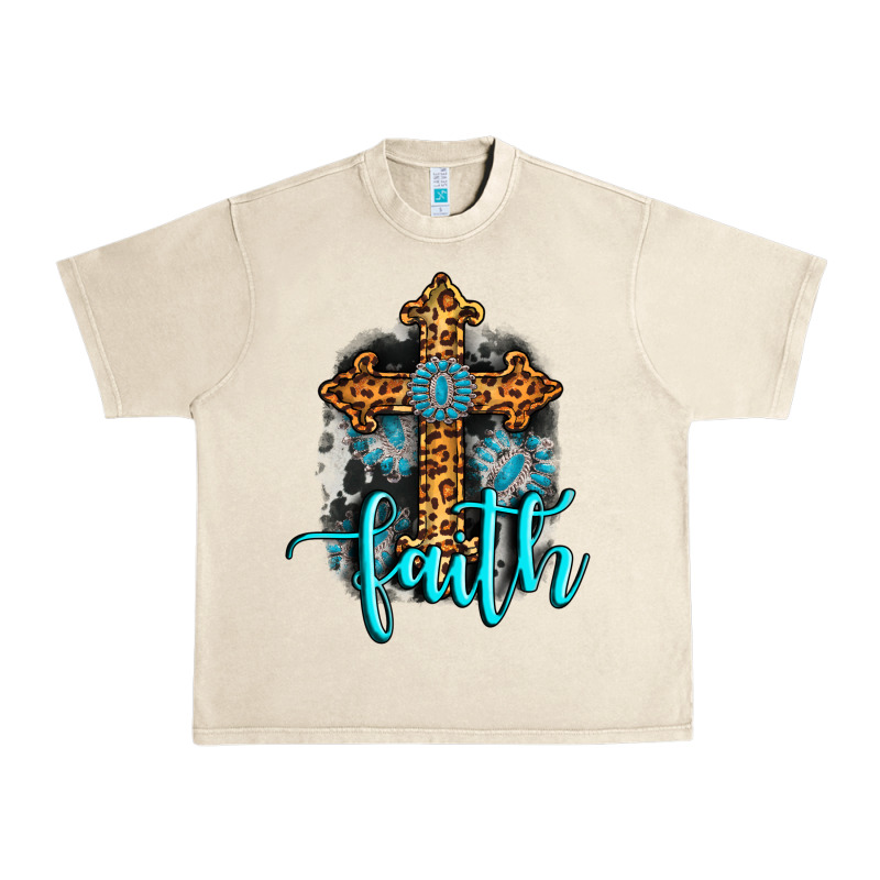 Faith Western Turquoise Urban Heavy Tee by AdoDesignShop | Teevron