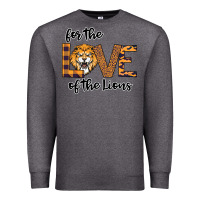 Charcoal Heather For the Love of the Lions Premium Sweatshirt - Bettercallsaul
