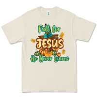 Bone Fall for Jesus He Never Leaves Premium Tee - texasbilliewilder