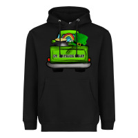 Black St Patrick's Day Truck Heavyweight Hoodie - Bettercallsaul