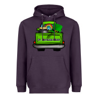 Plum St Patrick's Day Truck Heavyweight Hoodie - Bettercallsaul
