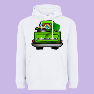 St Patrick's Day Truck Heavyweight Hoodie Designed By Bettercallsaul