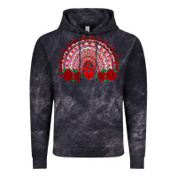 Cloud Black valentines day rainbow with roses Vintage Hoodie - RanaPortraitStore