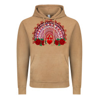 Vintage Camel valentines day rainbow with roses Vintage Hoodie - RanaPortraitStore