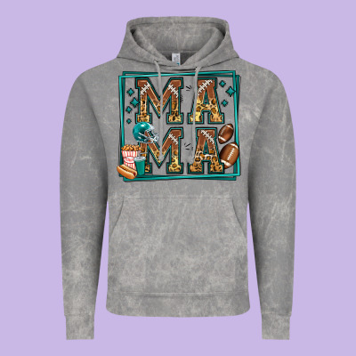 American Football Mama Vintage Hoodie Designed By Jasminsmagicworld