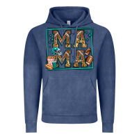 Vintage Denim american football mama Vintage Hoodie - Jasminsmagicworld