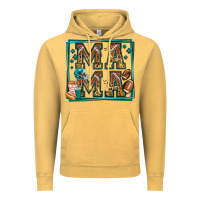 Vintage Mustard american football mama Vintage Hoodie - Jasminsmagicworld