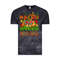 Cloud Black nacho average mama with nacho Vintage Tee - AdoDesignShop
