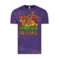 Cloud Purple nacho average mama with nacho Vintage Tee - AdoDesignShop