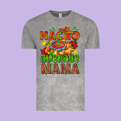 Nacho Average Mama With Nacho Vintage Tee Designed By Adodesignshop