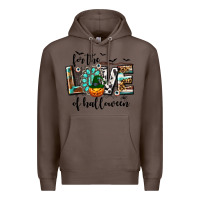 Coffee Western For The Love of Halloween Premium Hoodie - texasbilliewilder