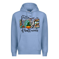 Colony Blue Western For The Love of Halloween Premium Hoodie - texasbilliewilder