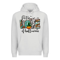 Dove Grey Western For The Love of Halloween Premium Hoodie - texasbilliewilder