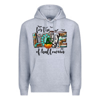 Heather Grey Western For The Love of Halloween Premium Hoodie - texasbilliewilder