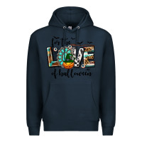 Navy Western For The Love of Halloween Premium Hoodie - texasbilliewilder