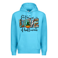 Ocean Blue Western For The Love of Halloween Premium Hoodie - texasbilliewilder
