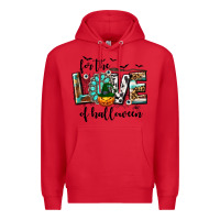 Red Western For The Love of Halloween Premium Hoodie - texasbilliewilder
