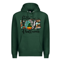Sports Green Western For The Love of Halloween Premium Hoodie - texasbilliewilder