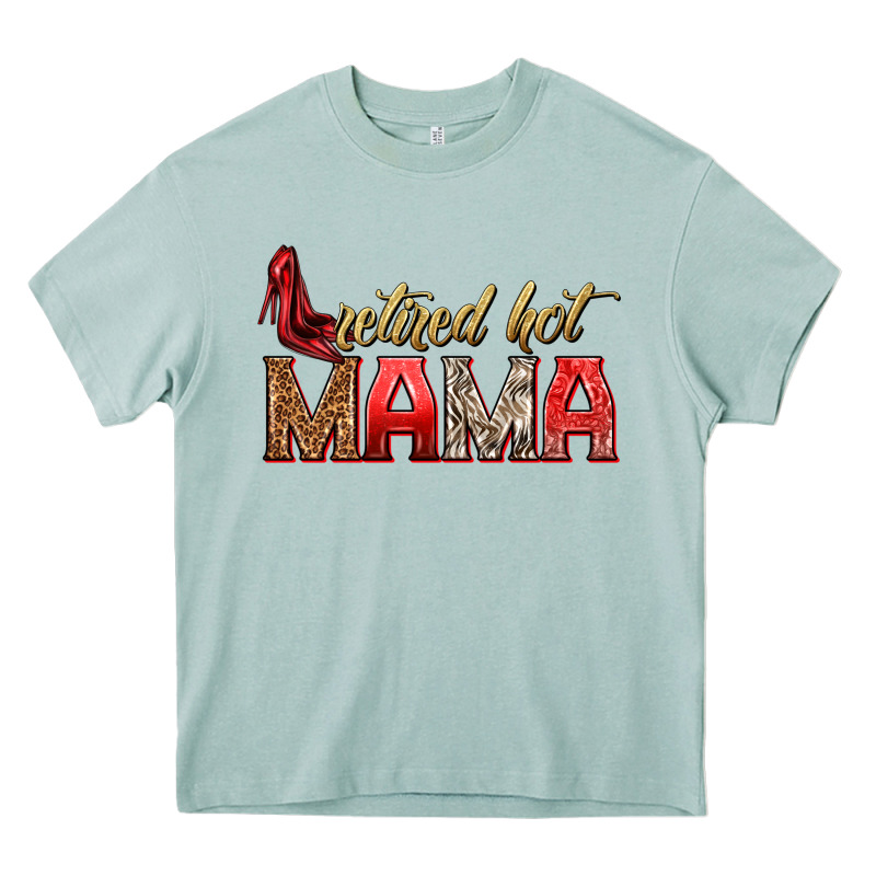 Retired Hot Mama Heavy Core Tee by texasbilliewilder | Teevron