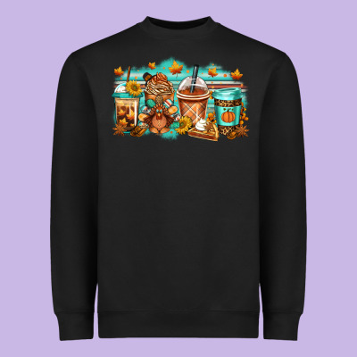 Thanksgiving Coffee Heavyweight Sweatshirt Designed By Jasminsmagicworld