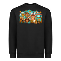 Black thanksgiving coffee Heavyweight Sweatshirt - Jasminsmagicworld
