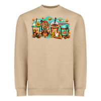 Mushroom thanksgiving coffee Heavyweight Sweatshirt - Jasminsmagicworld