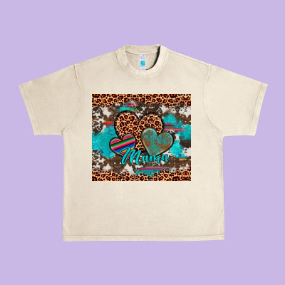 Hearts Mama Urban Heavy Tee Designed By Artiststas