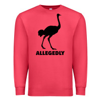 Cardinal ALLEGEDLY FUNNY OSTRICH Premium Sweatshirt - Bettercallsaul