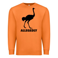 Carrot ALLEGEDLY FUNNY OSTRICH Premium Sweatshirt - Bettercallsaul