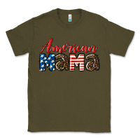 Army Green Western American Mama Classic Tee - LillyAllenDesigns