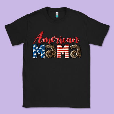 Western American Mama Classic Tee Designed By Lillyallendesigns