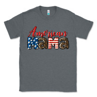 Charcoal Heather Western American Mama Classic Tee - LillyAllenDesigns